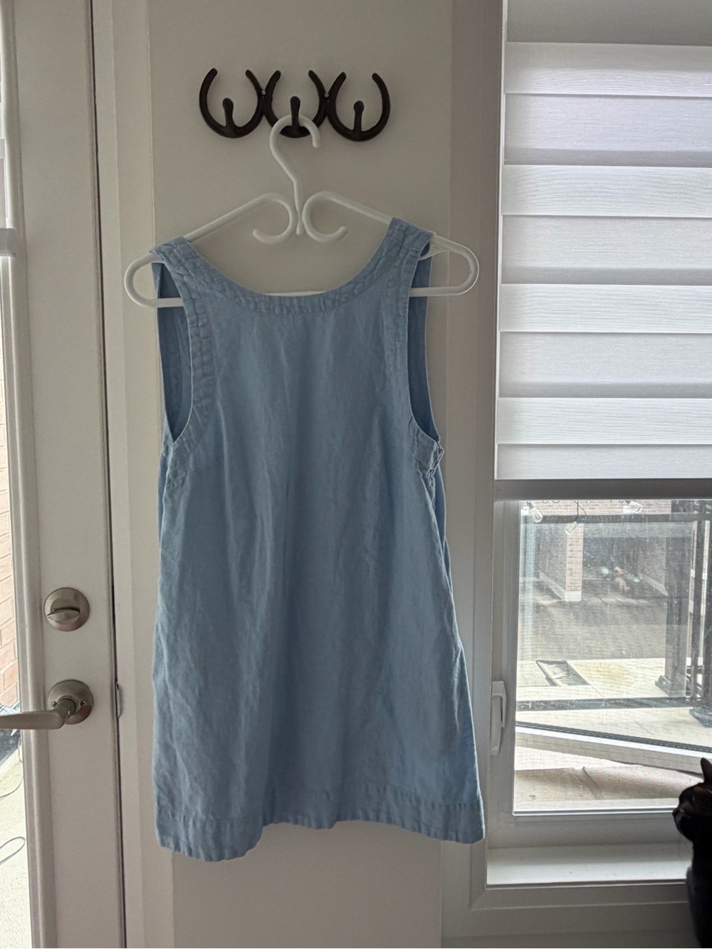 Free People Light Blue Sleeveless Mini Dress